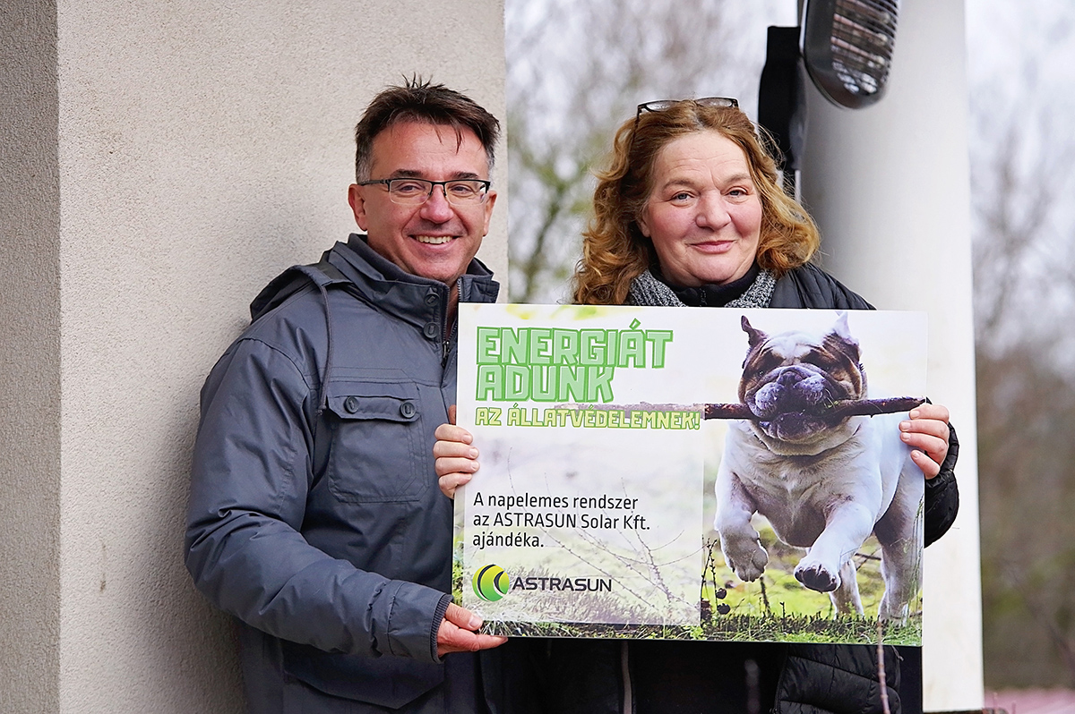 The Animal Shelter of the Association for Stray Animals received a solar system through the CSR campaign of ASTRASUN.