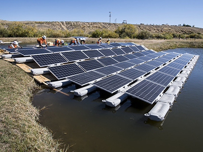 installing floating solar pv 